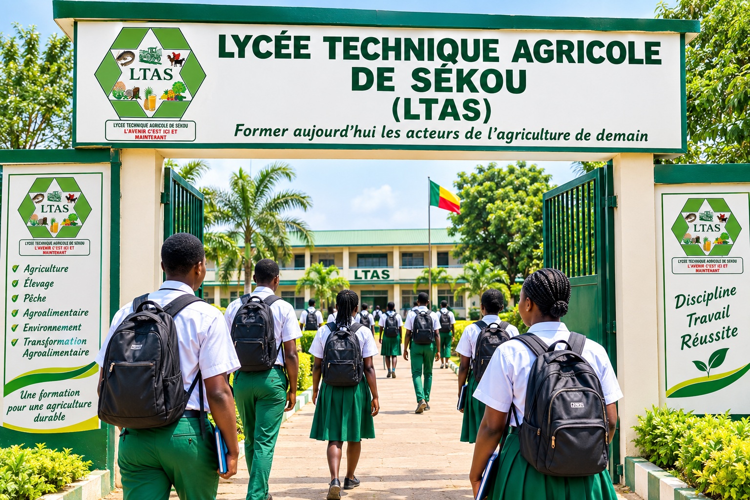 📢 CONCOURS D’ENTRÉE EN 1ʳᵉ ANNÉE – NIVEAU II DES LYCÉES TECHNIQUES AGRICOLES (LTA)